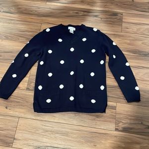 Women’s Jones New York sport small Polk a dot sweater